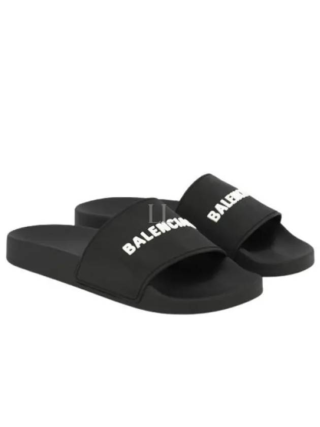 Logo Slippers Black - BALENCIAGA - BALAAN 2