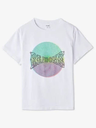 Classic Spiral Short Sleeve T-Shirt Optic White - RE/DONE - BALAAN 2