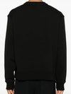 Paris Logo Crew Neck Cotton Sweatshirt Black - KENZO - BALAAN 3