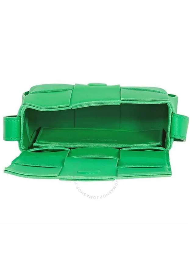 Intrecciato Cassette Small Cross Bag Green - BOTTEGA VENETA - BALAAN 4