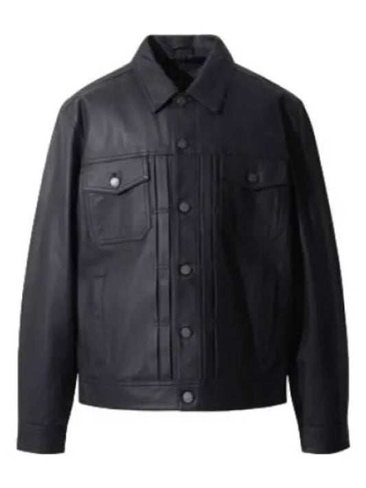 Leather Trucker Jacket Jumper - IRO - BALAAN 1