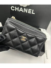 Women s zipper card wallet holder black caviar coin purse AP3179 - CHANEL - BALAAN 3