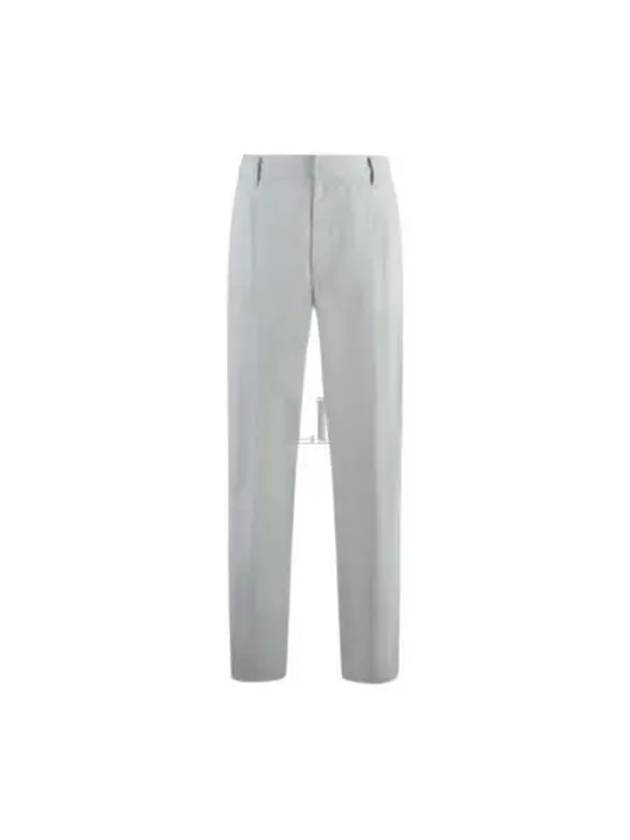 Cotton Silk Wide Leg Slacks Cloud - BOTTEGA VENETA - BALAAN 2