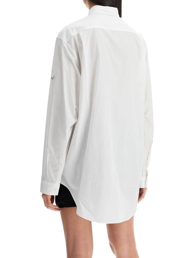 Willow Smith Cotton Long Sleeve Shirt Off White - MONCLER - BALAAN 4