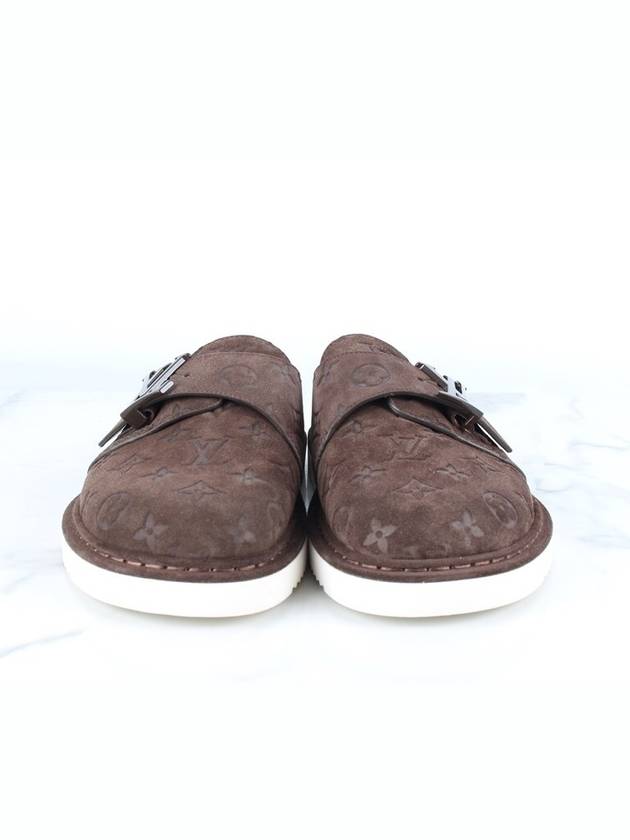 Suede Easy Mule Slippers 5 240 - LOUIS VUITTON - BALAAN 3