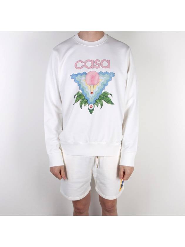 MEMPHISICON Sweatshirt Ivory JTP001 - CASABLANCA - BALAAN 1