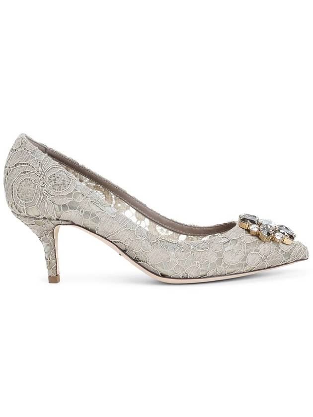 Brooch Lace Rainbow Pumps Heel Beige - DOLCE&GABBANA - BALAAN 2