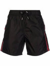 back pocket wappen patch shorts black - MONCLER - BALAAN.