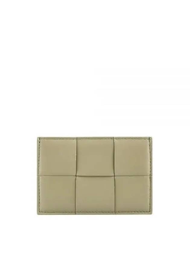 Intrecciato Lambskin Calfskin Card Wallet Travertine - BOTTEGA VENETA - BALAAN 2