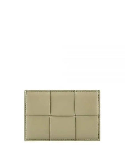 Intrecciato Lambskin Calfskin Card Wallet Travertine - BOTTEGA VENETA - BALAAN 2