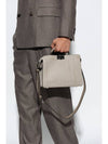 Peekaboo ISeeU Mini Leather Tote Bag Beige - FENDI - BALAAN 3