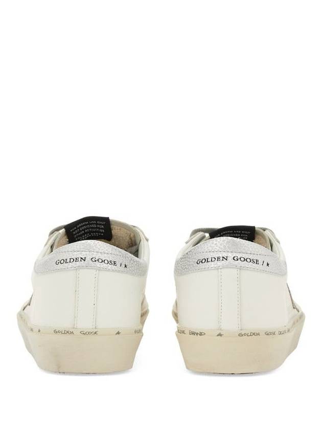 Hi Star White Metallic Silver Heel Tab Sneakers - GOLDEN GOOSE - BALAAN 4