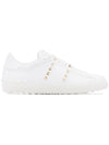 Men's Rockstud Untitled Low Top Sneakers White - VALENTINO - BALAAN 3