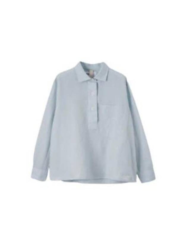 Shirt WHSH0509S24LCQPLB Free PALE BLUE - MARGARET HOWELL - BALAAN 1