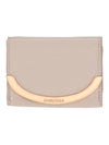 Lizziel Trifold Mini 3-Fold Half Wallet Cement Beige - CHLOE - BALAAN 1