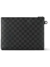 Takeoff Damier Pouch Bag Grey - LOUIS VUITTON - BALAAN 3