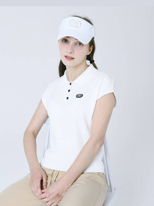 Cool Tetched Polo Collar White Stingray Fit Knit DO3242KT002 - DOYOUKNOWMC GOLF WEAR - BALAAN 1