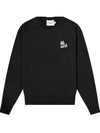 Dressed Fox Patch Sweatshirt Black - MAISON KITSUNE - BALAAN 2