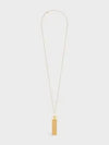 Triomphe Folk Fringe Long Necklace Gold - CELINE - BALAAN 3