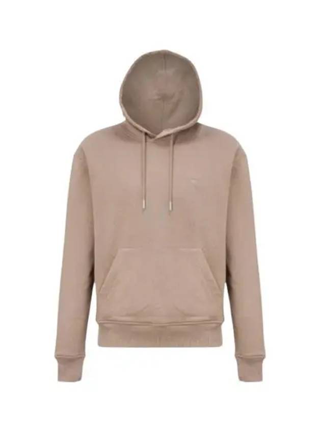 Mini Heart Logo Hoodie Beige - AMI - BALAAN 2