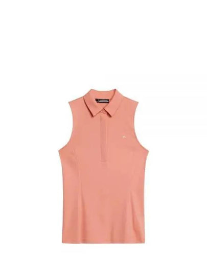 Women's Dena Sleeveless Burnt Coral - J.LINDEBERG - BALAAN 2