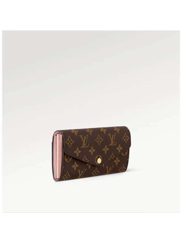 Sarah Monogram Long Wallet Brown Rose - LOUIS VUITTON - BALAAN 7