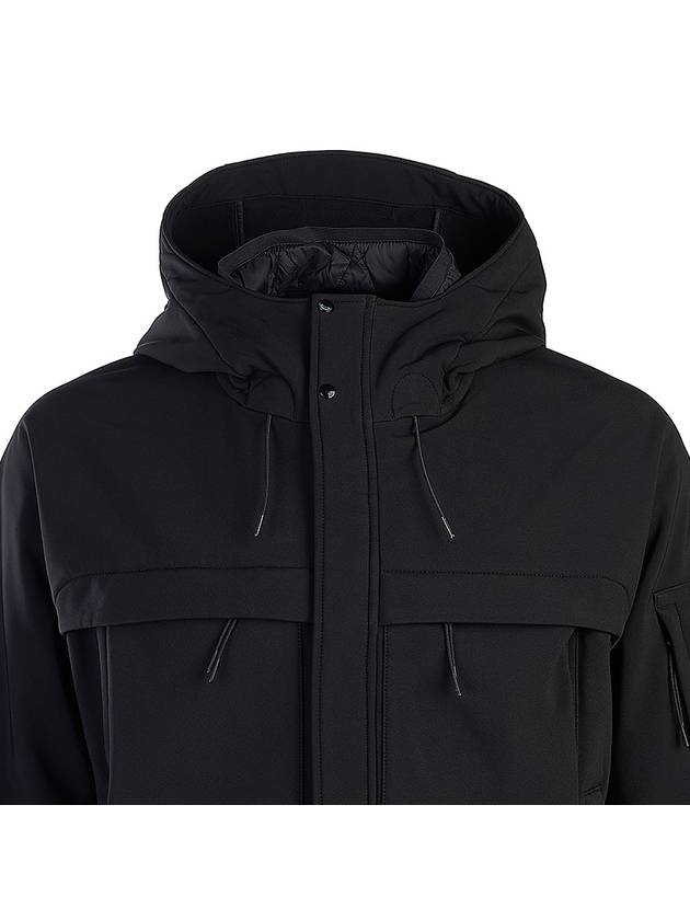 Men's Shell R Lens Wappen Hooded Jacket Black - CP COMPANY - BALAAN 5