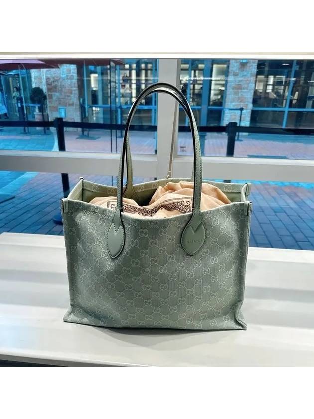 Ophidia GG Large Tote Bag Pale Green - GUCCI - BALAAN 10