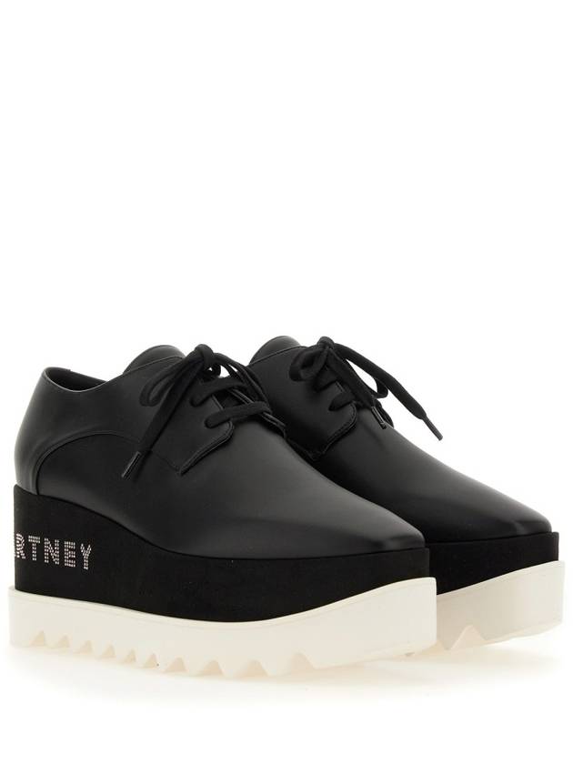 Ellis Logo Platform Derby Black - STELLA MCCARTNEY - BALAAN 4