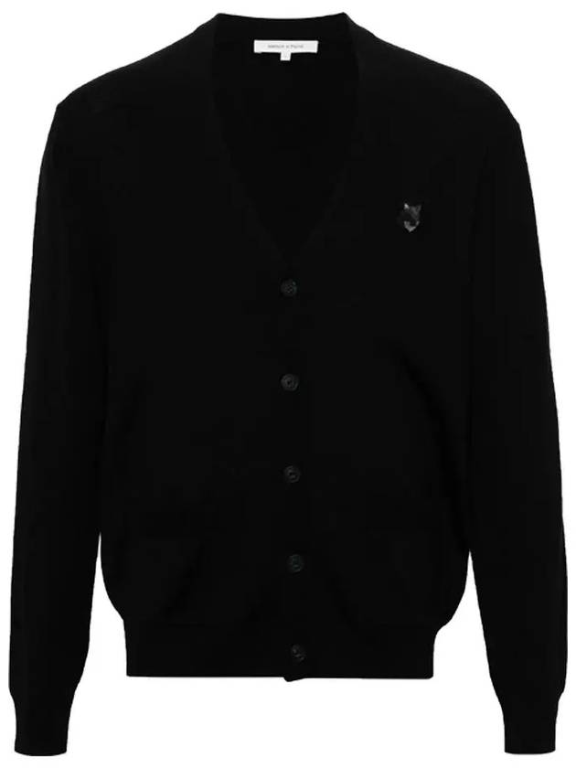 Maison Kitsune Bold Fox Head Patch Men s Wool Cardigan MM00509 P199 - POLO RALPH LAUREN - BALAAN 2