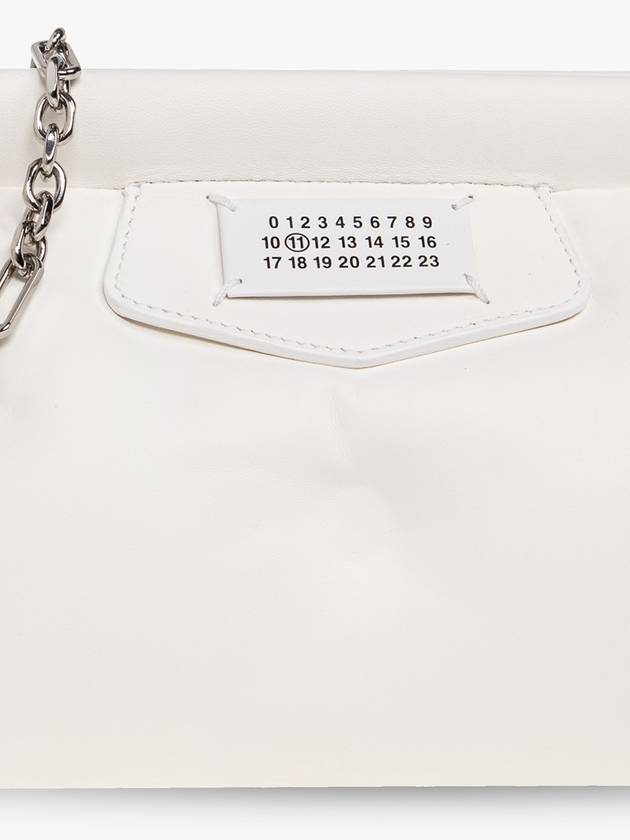 Glam Slam Chain Shoulder Bag White - MAISON MARGIELA - BALAAN 7