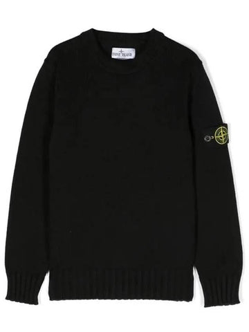 Stone Junior 10 14 Wappen Heavy Cotton Sweater - STONE ISLAND - BALAAN 1