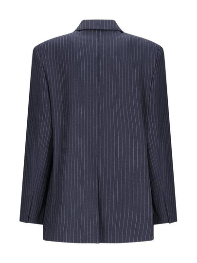 RELAXED CUT PINSTRIPE BLAZER - CALVIN KLEIN - BALAAN 2