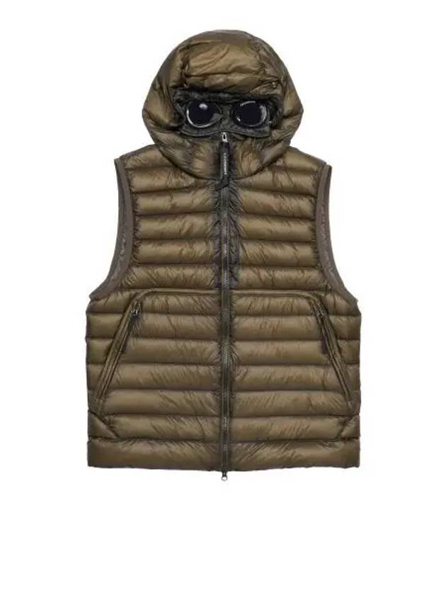 D.D. Shell Goggles Down Vest Green - CP COMPANY - BALAAN 2