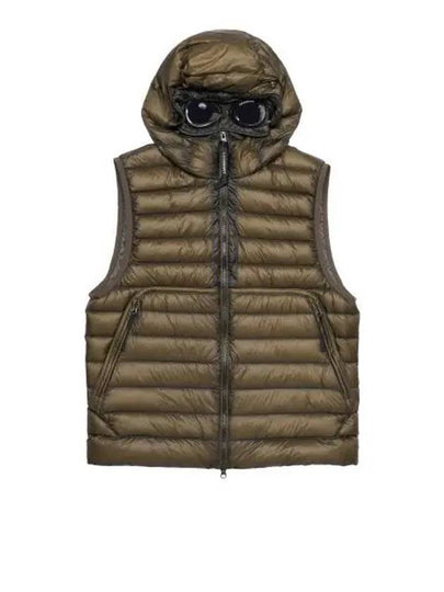 D.D. Shell Goggles Down Vest Green - CP COMPANY - BALAAN 2