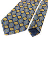 100 silk navy diamond pattern tie - LANVIN - BALAAN 4