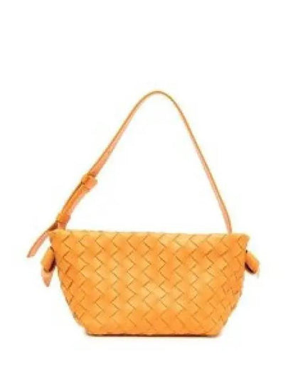 Intrecciato Tie Mini Shoulder Bag Orange - BOTTEGA VENETA - BALAAN 2