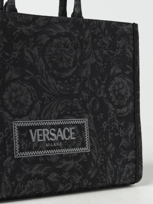 Borsa Versace in cotone jacquard - VERSACE - BALAAN 4