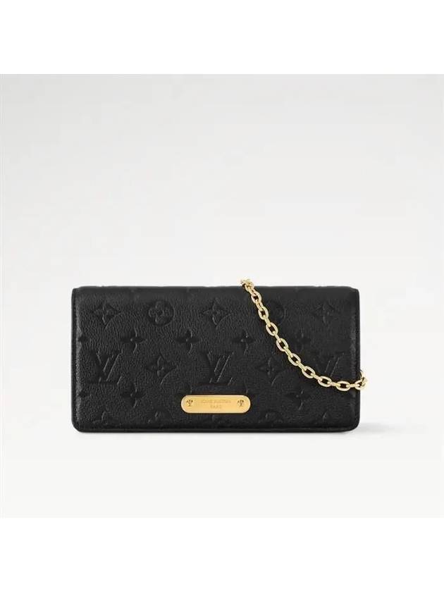 On Chain Lily Monogram Long Wallet Black - LOUIS VUITTON - BALAAN 2