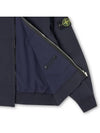 Wappen Patch Soft Shell R Fleece Hooded Jacket Navy - STONE ISLAND - BALAAN 8