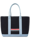 RWB Striped Canvas Small Tote Bag Navy - THOM BROWNE - BALAAN 5