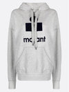 Isabel Marant Mansell Logo Hood Gray SW0001FA B1M12E GYMD - ISABEL MARANT - BALAAN 1