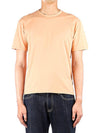 Men's Manica Corta Cotton Short Sleeve T-Shirt Orange - TEN C - BALAAN 2