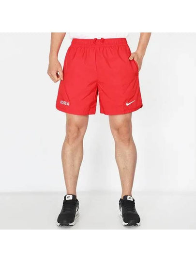 Korea Essential Flow Woven Lined Shorts Red - NIKE - BALAAN 2