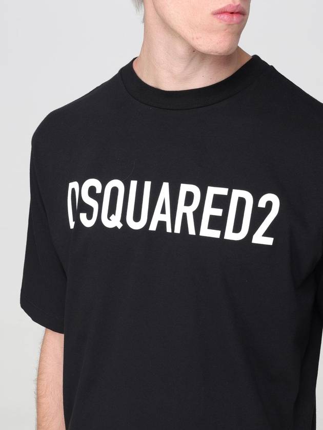 T-shirt Dsquared2 in jersey con logo - DSQUARED2 - BALAAN 4