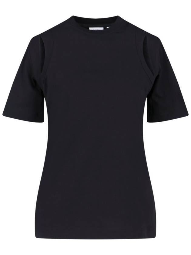 24FW short sleeve t-shirt K20K207192 BEH black - CALVIN KLEIN - BALAAN 2