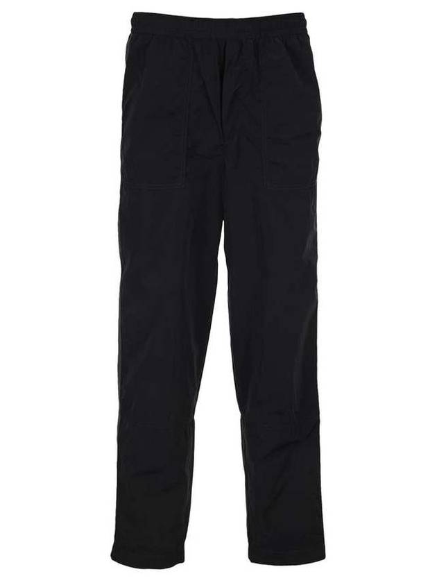 nylon track pants navy - MONCLER - BALAAN.