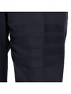 Diagonal Plain Weave Classic Wool Slacks Navy - THOM BROWNE - BALAAN 7