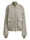 Adilenium 2 Washed Bomber Jacket Olive Strata - ADIDAS - BALAAN 1