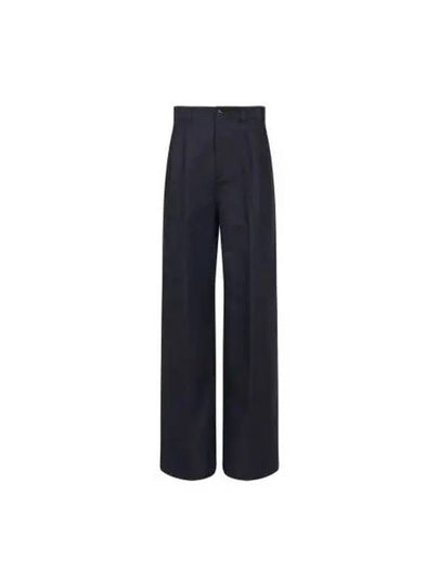 High Waist Leg Tailored Wide Pants Black - MAISON MARGIELA - BALAAN 2